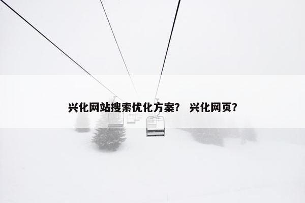 兴化网站搜索优化方案？ 兴化网页？