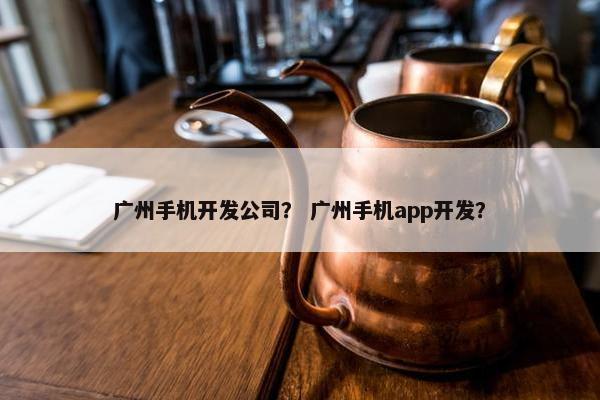 广州手机开发公司？ 广州手机app开发？