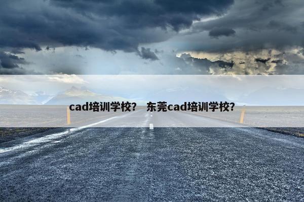 cad培训学校？ 东莞cad培训学校？