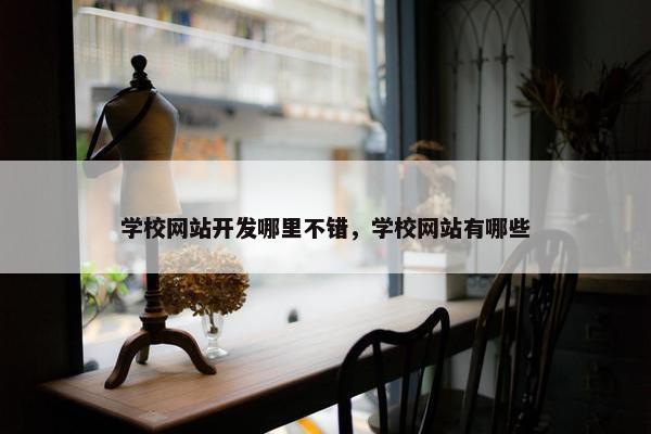 学校网站开发哪里不错，学校网站有哪些