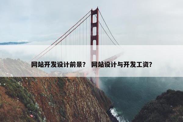 网站开发设计前景？ 网站设计与开发工资？