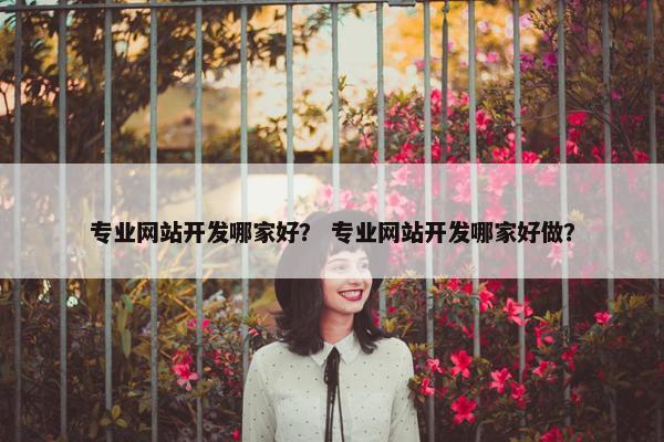 专业网站开发哪家好？ 专业网站开发哪家好做？