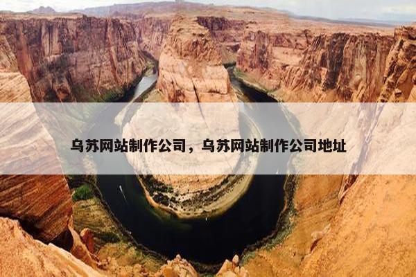 乌苏网站制作公司，乌苏网站制作公司地址