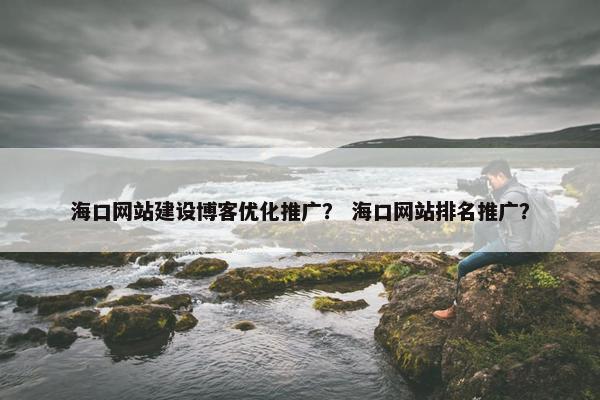 海口网站建设博客优化推广？ 海口网站排名推广？