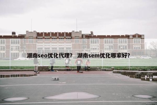 湖南seo优化代理？ 湖南sem优化哪家好？