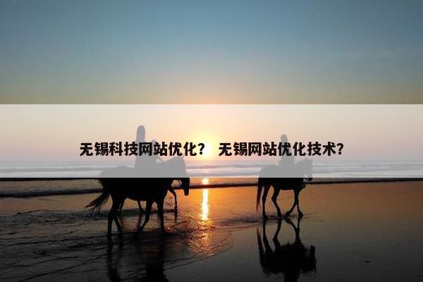 无锡科技网站优化？ 无锡网站优化技术？