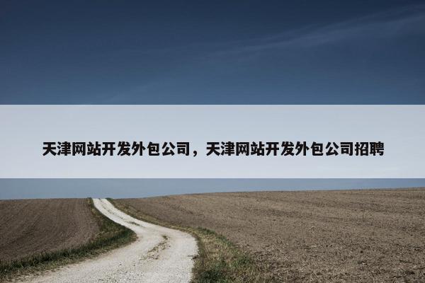 天津网站开发外包公司，天津网站开发外包公司招聘