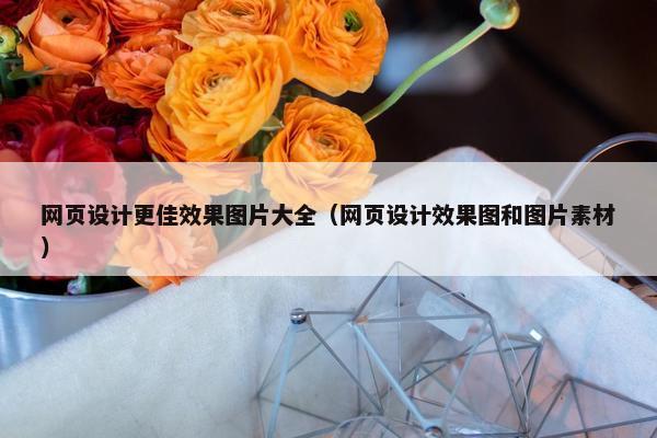 网页设计更佳效果图片大全（网页设计效果图和图片素材）