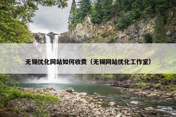 无锡优化网站如何收费（无锡网站优化工作室）
