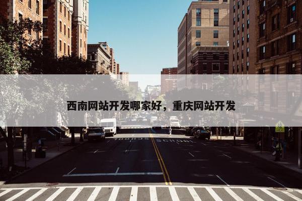西南网站开发哪家好，重庆网站开发