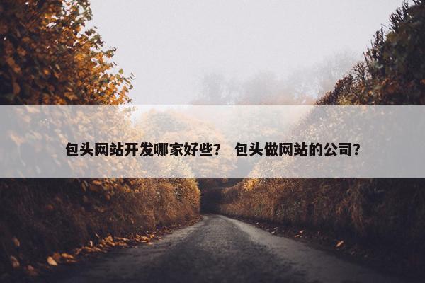 包头网站开发哪家好些？ 包头做网站的公司？