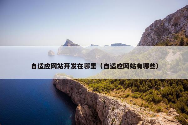 自适应网站开发在哪里（自适应网站有哪些）