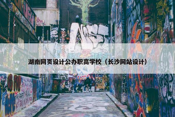 湖南网页设计公办职高学校（长沙网站设计）
