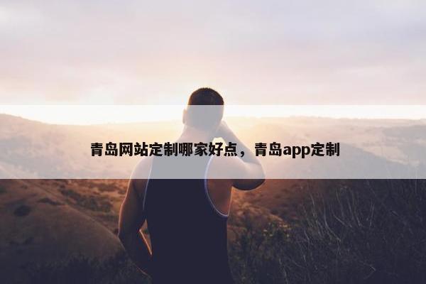青岛网站定制哪家好点，青岛app定制
