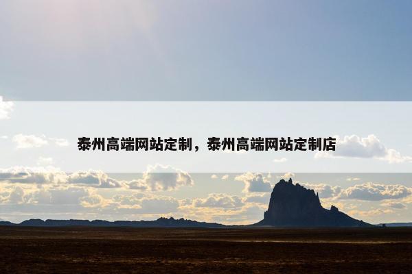 泰州高端网站定制，泰州高端网站定制店