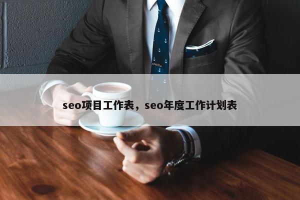 seo项目工作表，seo年度工作计划表
