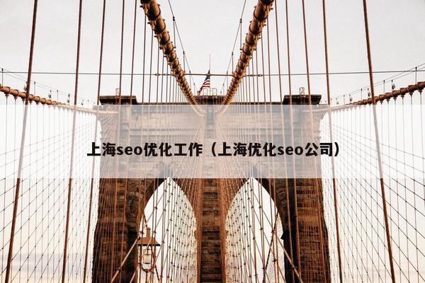 上海seo优化工作（上海优化seo公司）