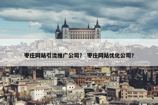枣庄网站引流推广公司？ 枣庄网站优化公司？