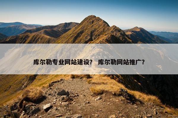 库尔勒专业网站建设？ 库尔勒网站推广？