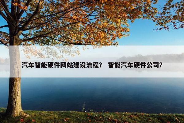 汽车智能硬件网站建设流程？ 智能汽车硬件公司？