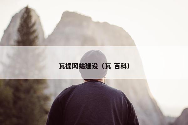 瓦提网站建设（瓦 百科）