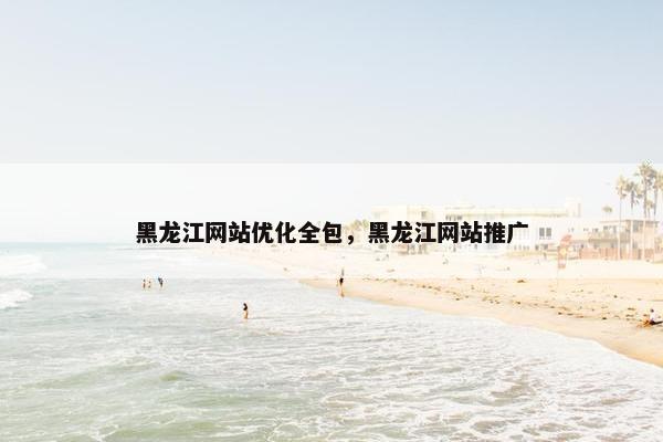 黑龙江网站优化全包，黑龙江网站推广