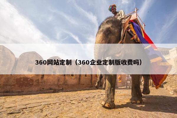360网站定制（360企业定制版收费吗）