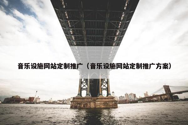 音乐设施网站定制推广（音乐设施网站定制推广方案）