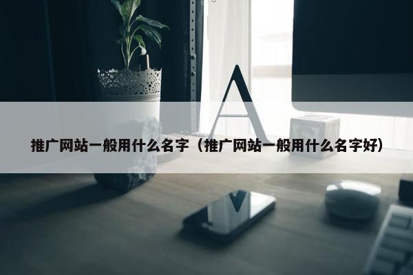 推广网站一般用什么名字（推广网站一般用什么名字好）