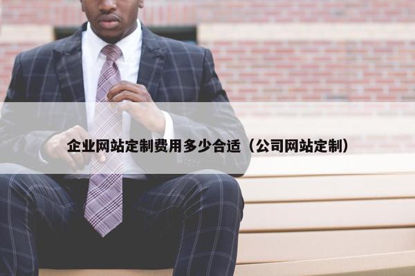 企业网站定制费用多少合适（公司网站定制）