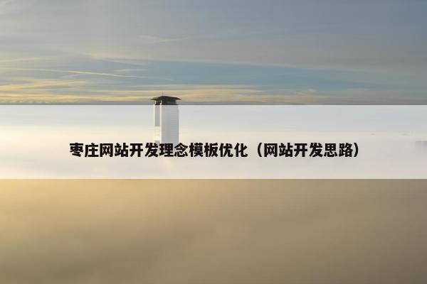 枣庄网站开发理念模板优化（网站开发思路）