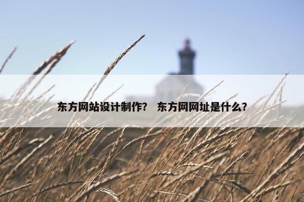 东方网站设计制作？ 东方网网址是什么？