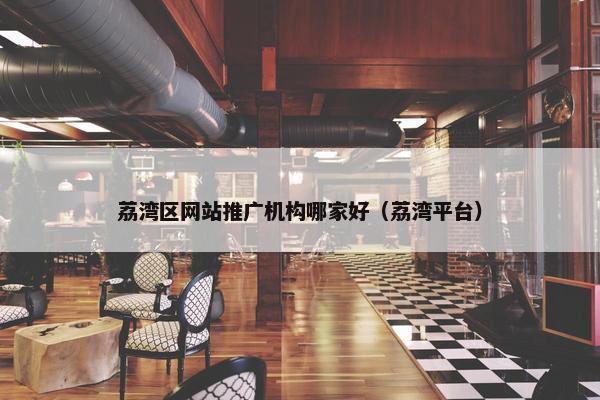 荔湾区网站推广机构哪家好（荔湾平台）