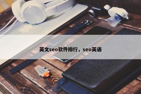 英文seo软件排行，seo英语