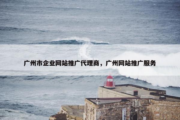 广州市企业网站推广代理商，广州网站推广服务
