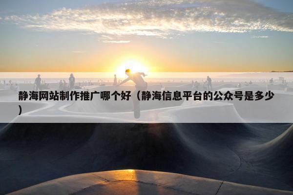静海网站制作推广哪个好（静海信息平台的公众号是多少）