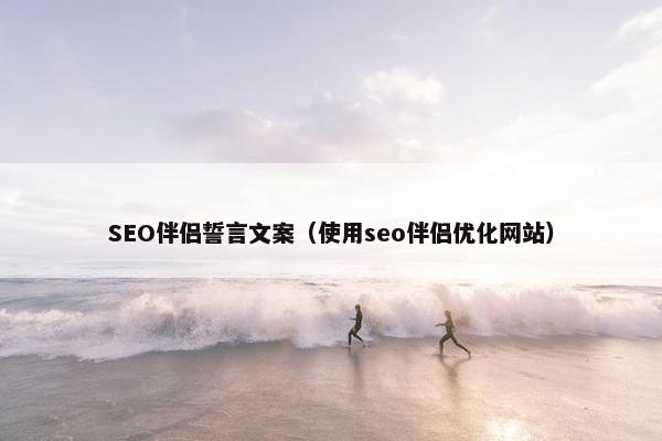 SEO伴侣誓言文案（使用seo伴侣优化网站）