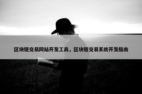 区块链交易网站开发工具，区块链交易系统开发指南