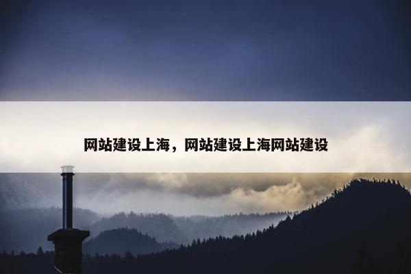 网站建设上海，网站建设上海网站建设