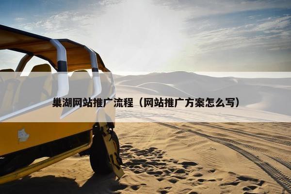 巢湖网站推广流程（网站推广方案怎么写）