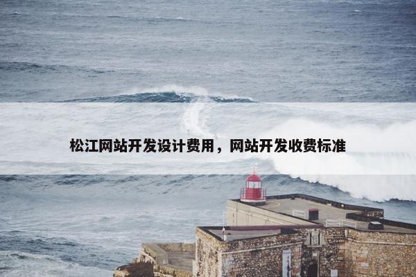 松江网站开发设计费用，网站开发收费标准