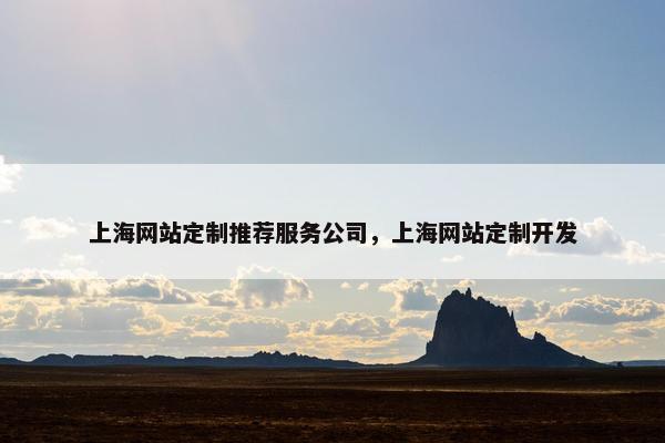 上海网站定制推荐服务公司，上海网站定制开发