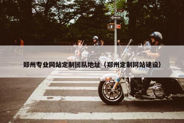 郑州专业网站定制团队地址（郑州定制网站建设）