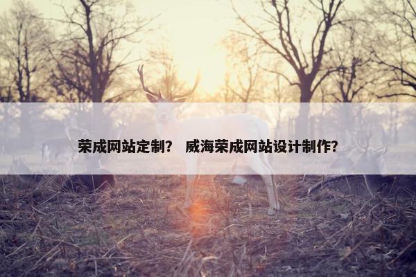 荣成网站定制？ 威海荣成网站设计制作？