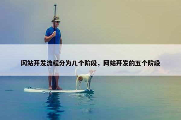 网站开发流程分为几个阶段，网站开发的五个阶段