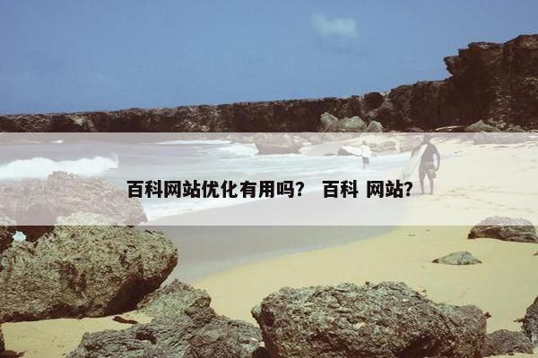 百科网站优化有用吗？ 百科 网站？