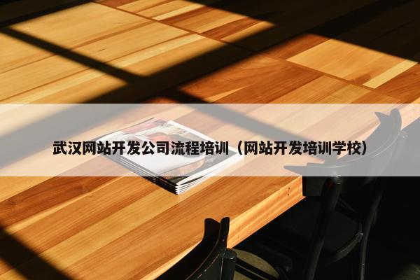 武汉网站开发公司流程培训（网站开发培训学校）