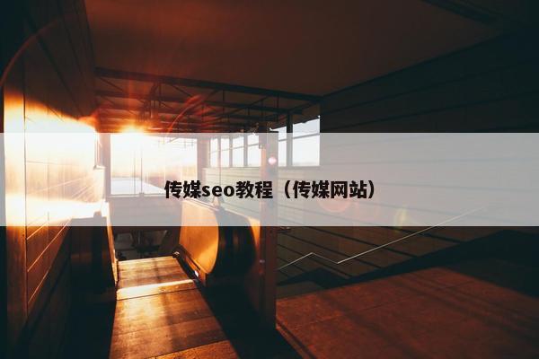传媒seo教程（传媒网站）