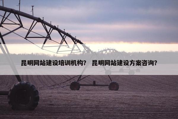 昆明网站建设培训机构？ 昆明网站建设方案咨询？