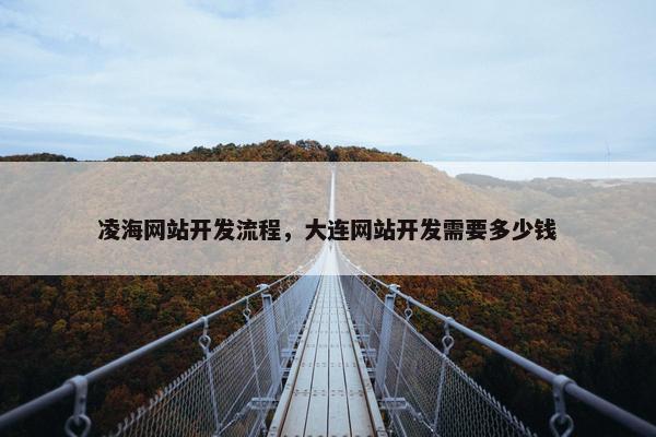凌海网站开发流程，大连网站开发需要多少钱